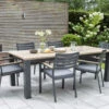 Kettler Elba Outdoor Dining Set, 6 Seats -Ketler Outdoors Shop 0393101 0200 elba dinng chair and 0393103web 32510.1676982435
