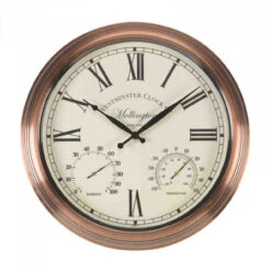 Smart Garden Mollington Wall Clock & Thermometer 15in -Ketler Outdoors Shop 1652743 5062010 1 2 3 600 53376.1662993138