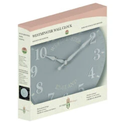 Smart Garden Westminster Duck Egg Wall Clock -Ketler Outdoors Shop 5160012 westminster duck egg 3d 68840.1662993482