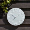Smart Garden Westminster Duck Egg Wall Clock -Ketler Outdoors Shop 5160012 westminster duck egg outside insitu 04902.1665133260