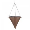 14'' Chestnut Faux Rattan Hanging Cone -Ketler Outdoors Shop 896831 6020060 1 2 3 600 92539.1665133318