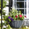 14'' Slate Faux Rattan Hanging Basket -Ketler Outdoors Shop 898832 6020071 2 3 600 42545.1665133318