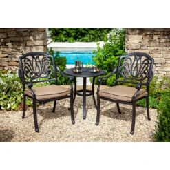 Hartman Amalfi Bistro Set Bronze / Amber