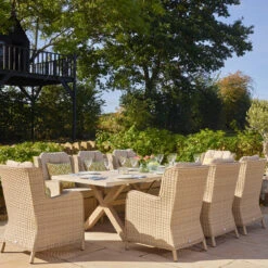 Bramblecrest Somerford 240 X 100cm Rectangular 8 Seat Dining Set