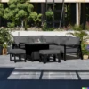 Supremo Livorno Mini Modular With 105x105cm Square Firepit Table -Ketler Outdoors Shop KITSET3400 33115 12906.1675764828