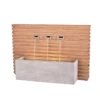 Kaemingk Rectangular Rib Fountain With Wooden Look Water Feature -Ketler Outdoors Shop New Project87 14039.1676467246
