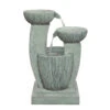 Solar Elegance: Textured Bowl Water Feature -Ketler Outdoors Shop Solar Textured Bowls1 20329.1686661784