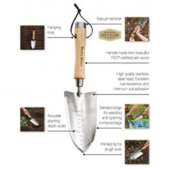 Kent & Stowe Stainless Steel The Capability Trowel -Ketler Outdoors Shop capability trowel 300x300 06043.1673877390
