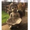Border Stoneware Cherub With Bowl -Ketler Outdoors Shop cherub with bowl web 1 13494.1665133572