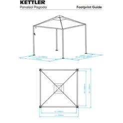 Kettler Panalsol Pagoda -Ketler Outdoors Shop footprint 73487.1662992854