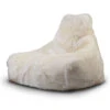 Mighty B Bag Fur Bean Bag - White -Ketler Outdoors Shop fur bag cream on white 12web 41452.1662991827