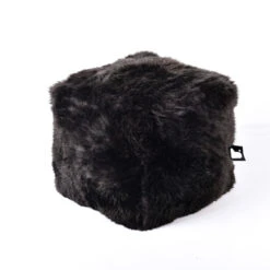 Mini B Fur Bean Box - Brown