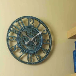 Newby Mechanical Wall Clock - Verdigris -Ketler Outdoors Shop gagclo0037 1 10985.1662990818
