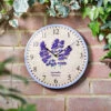 Lavender Wall Clock 12" -Ketler Outdoors Shop gagtop0046 49567.1665133260