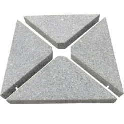 Bramblecrest Granite Parasol Base 4 X Triangles - 25kg Each -Ketler Outdoors Shop gbgy3 imweb 31262.1662993158