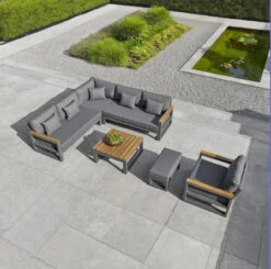 The LIFE Soho Deluxe Lounge Corner Outdoor Set