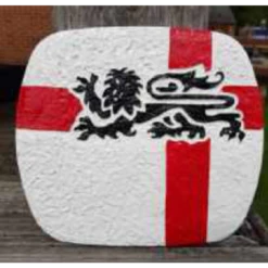Border Stoneware England Plaque