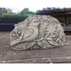 Border Stoneware Bird Welcome Sign