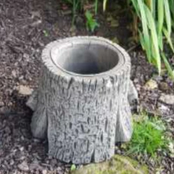Border Stoneware Mini Log Planter