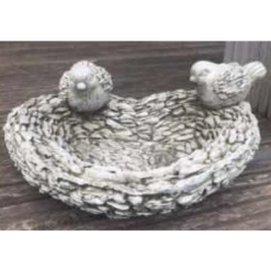 Border Stoneware Love Bird Bath