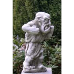 Border Stoneware Thin Fighting Gargoyle