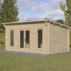 Forest Elmley 5m X 3m Log Cabin - Pent Roof, Double Glazed 24kg Polyester Felt, Plus Underlay -Ketler Outdoors Shop new project 1293 23120.1665133358