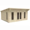 Forest Mendip 5m X 4m Log Cabin - Pent Roof, Double Glazed, 34kg Polyester Felt, Plus Underlay -Ketler Outdoors Shop new project 1304 32629.1665133360