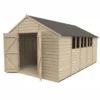 Forest Overlap Pressure Treated 10x15 Apex Shed - Double Door -Ketler Outdoors Shop new project 1402 23967.1665133362