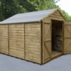 Forest Overlap Pressure Treated 10x8 Apex Shed - Double Door, No Windows -Ketler Outdoors Shop new project 1409 88866.1665133362