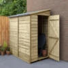 Forest Overlap Pressure Treated 6x3 Pent Shed - No Window -Ketler Outdoors Shop new project 1413 04447.1665133363