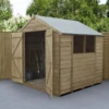 Forest Overlap Pressure Treated 7x7 Apex Shed - Double Door -Ketler Outdoors Shop new project 1431 52231.1665133363