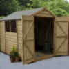 Forest Overlap Pressure Treated 8x6 Apex Shed - Double Door -Ketler Outdoors Shop new project 1433 33013.1665133364