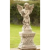 Border Stoneware Large Angel On Plinth -Ketler Outdoors Shop new project 633 04588.1665133572