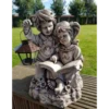 Border Stoneware Boy & Girl With Book -Ketler Outdoors Shop new project 649 21302.1665133571