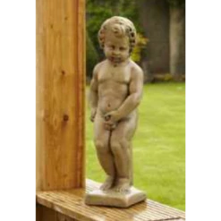 Border Stoneware Peeing Boy Fountain