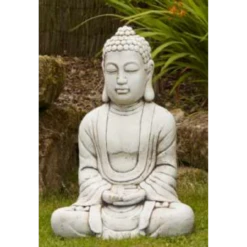 Border Stoneware Large Meditating Buddha