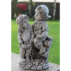 Border Stoneware Boy & Girl On Gate -Ketler Outdoors Shop new project 758 27103.1665133571