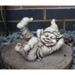 Border Stoneware Pixie Hands Behind Head