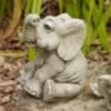 Border Stoneware Small Sitting Elephant -Ketler Outdoors Shop new project 973 51817.1665133547