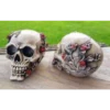 Border Stoneware Small Skull With Roses -Ketler Outdoors Shop new project 975 96459.1665133548