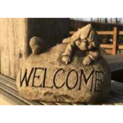 Border Stoneware Welcome Pixie