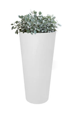 Elho® Pure Straight Round High 40cm - White -Ketler Outdoors Shop pure straight round white.c2 21414.1662991529