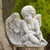 Border Stoneware Sitting Cherub