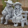 Town Boy & Girl On Bench -Ketler Outdoors Shop stogar2764 06223.1665133569