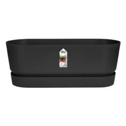 Elho® Greenville Trough Long 50cm Living Black